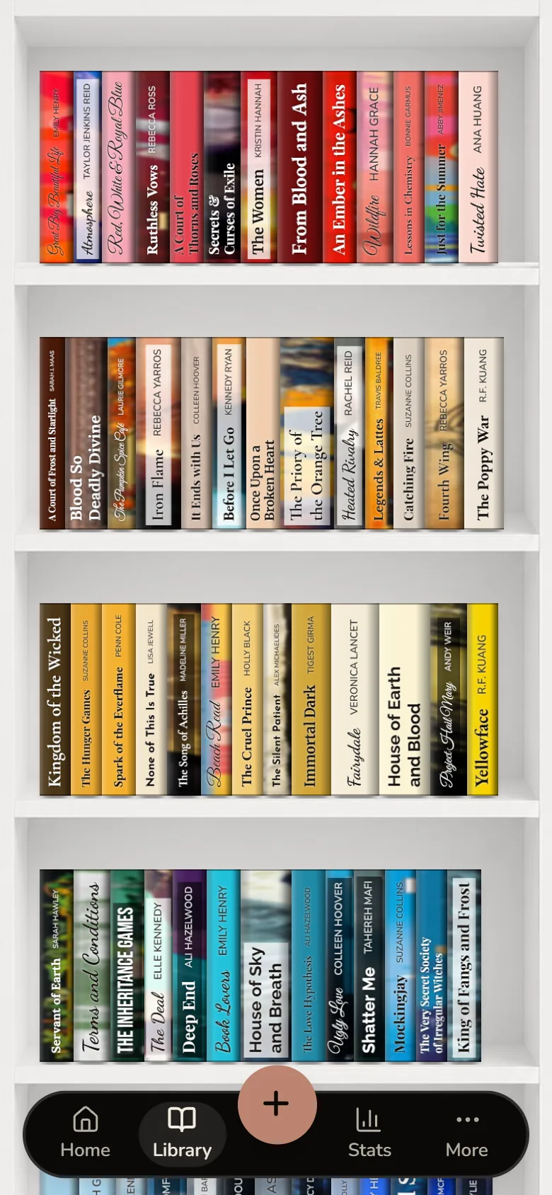 Readezvous Scandi color shelf screen